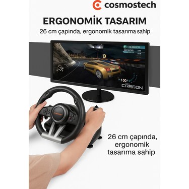 MOON RACING CAMS バースツール 3脚セット Cosmostech Pxn V3 Pro Yarış Direksiyonu Seti – Pedallı 180° Fiyatı