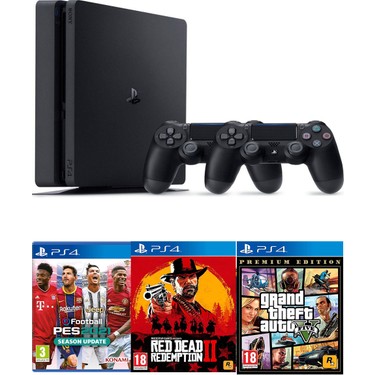 SONY Playstation 4 Ps4 Slim 1 TB Oyun Konsolu 2 Kollu ve 15 Fiyatı