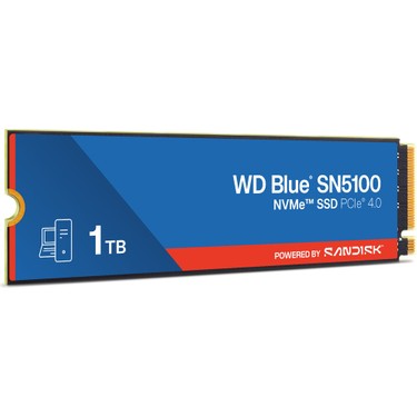 WD Blue SN5100 1TB NVMe M.2 SSD 7100 MB/s Okuma Hızı 6700 Fiyatı