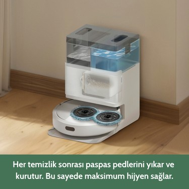 iRobot Roomba Plus 405 Combo Robot Süpürge ve Paspas + Fiyatı