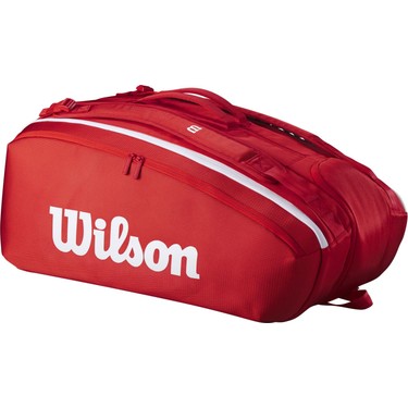 Wilson Super Tour 15PK 2025 Kırmızı Tenis Çantası Fiyatı