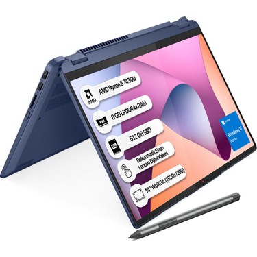 Lenovo Ideapad Flex 5 AMD Ryzen 5 7430U 8GB 512GB SSD Fiyatı