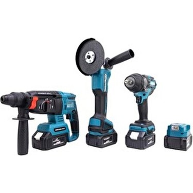 Dawreek MK800 3'lü Set 3600 W Güçlü Darbeli Matkap Anahtarlı Fiyatı