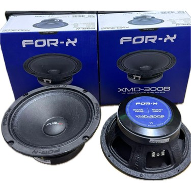 Forx XMD-3008 Teki 600WATT 300RMS 20CM Midrange 2 Adet Fiyatı