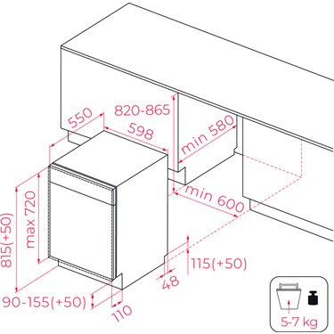 Teka - Dfı 46710 Eu Wh - Tam Ankastre Dijital Ekranlı Fiyatı