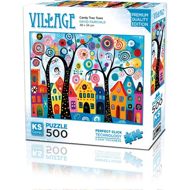 Ks Games Candy Tree Town 500 Parça Puzzle Fiyatı