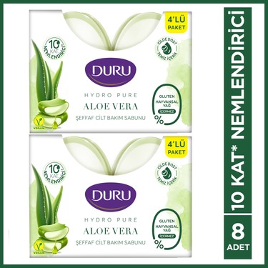 Duru Hydro Pure Aloe Vera 8 Adet Banyo Sabunu 8x135 Gr Fiyat
