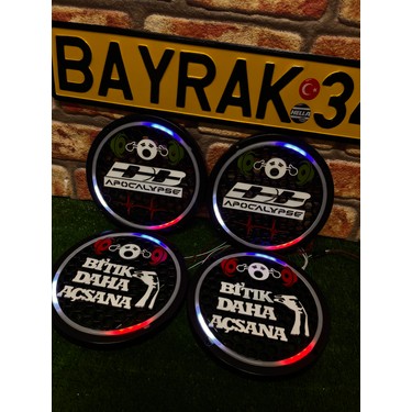 洋楽 G-Rap A.M.P. - PUSHIN' PLATES Db Apocalpse 20CM Midrange Uyumlu 4lü Pixel Kayar Ledli Fiyatı