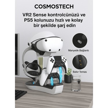 Cosmostech Ps5 Vr2 Sanal Gerçeklik Gözlüğü Uyumlu Şarj Fiyatı
