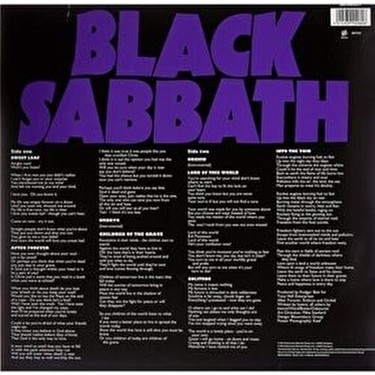 Warner Müzik Black Sabbath Master Of Reality Rock Plak 33 Fiyatı