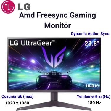 Lg Ultragear 24GS50F-B 24 1 Ms Full Hd 180 Hz Oyuncu Fiyatı