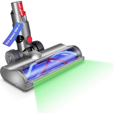 Dyson V12 Detect Slim fluffy＋LED隙間ノズル Dyson V12 Detect Slim Elektrikli Süpürge, Yeşil LED Işıklı Fiyatı