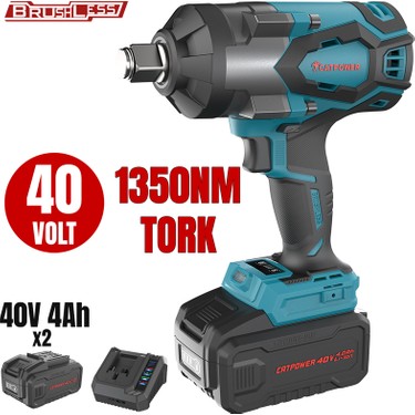 Catpower 4428 Kömürsüz Akülü Somun Sıkma 3/4'' Li-Ion 40V Fiyatı