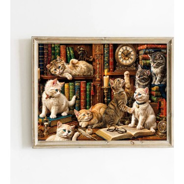 Ks Games Cats In The Library 500 Parça Puzzle Fiyatı