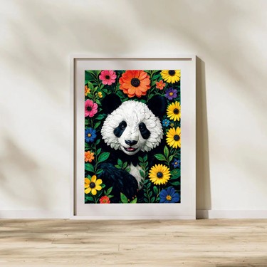 pandaさま Ks Games Çiçek Açan Panda 500 Parça Puzzle 20088 | Yetişkin Puzzle