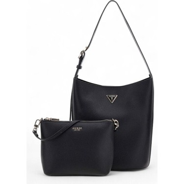 あゆゆ　メンズ　BLK XL／レディース　BLK M Guess Meridian Iı Siyah Kadın Omuz Çantası HWBG6974040 Fiyatı