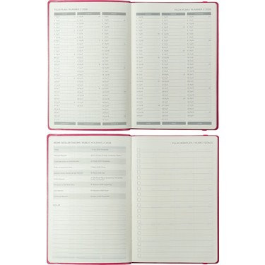 Victoria's Journals Kuka 2026 Haftalık Ajanda A5 (14x21cm) Fiyatı