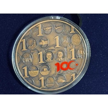 CD2枚セット The 100-s (THE HUNDREDS)★ステッカー付 Türkiye Cumhuriyeti'nin 100. Yılı – Bronz Hatıra Sikkesi Fiyatı