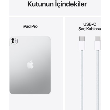 Apple iPad Pro M5 Wi-Fi 256GB 11 Standart Cam - Gümüş Fiyatı