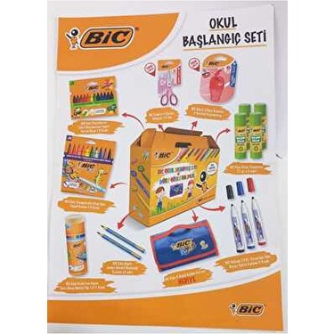 Bic Okul Başlangıç Seti 15 Parça Renkli Kırtasiye Ürünleri Fiyatı
