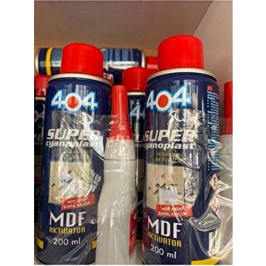 404 MDF Yapıştırıcı Ahşap Metal Plastik İçin Uygun 200 ml Fiyatı