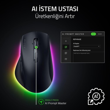 Razer Pro Click V2 Kablosuz Mouse 30k Dpi Siyah Fiyatı