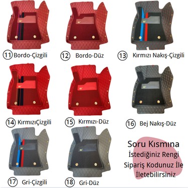 TOGG T10X Aracına Özel 8d Çift Katmanlı Havuzlu Paspas Fiyatı