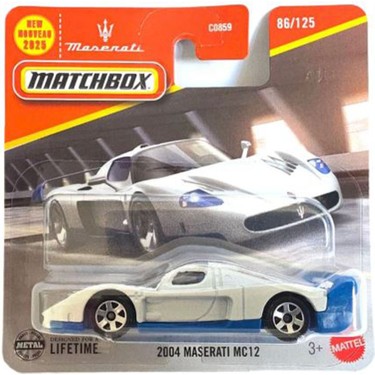 Matchbox - 2004 Maserati MC12 - Beyaz (1/64) 2025 Case Fiyatı