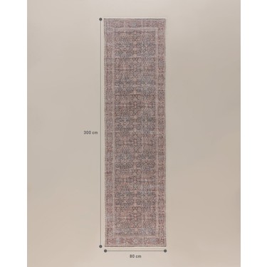 Madame Coco Faurel Mandala Halı - Kahverengi - 80X300 cm Fiyatı