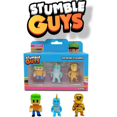 Toyfest Stumble Guys 3'lü Mini Figür Seri 4 - Pixel Guy - Fiyatı