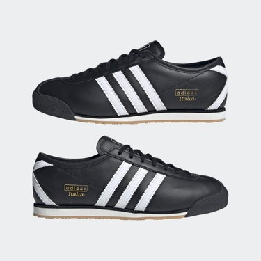 adidas Italia ブラックスニーカー 70S adidas Erkek Siyah Sneaker ITALIA 70s JS1324 Fiyatı