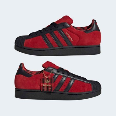 adidas Erkek Krmz Sneaker SUPERSTAR II JQ3224 Fiyat