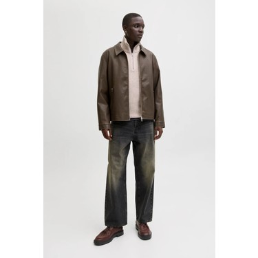 Jack & Jones Erkek Jjecasablanca Deri Ceket 12278839 Fiyatı