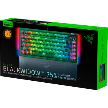 Razer Blackwidow V4 Oyun Klavyesi Kablolu 75% Green Switch Fiyatı