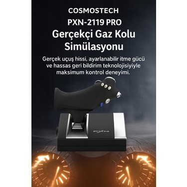 Cosmostech PXN-2119 Pro Uçuş Simülasyon Joystick – Pc & Ps4 Fiyatı