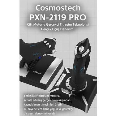 Cosmostech PXN-2119 Pro Uçuş Simülasyon Joystick – Pc & Ps4 Fiyatı