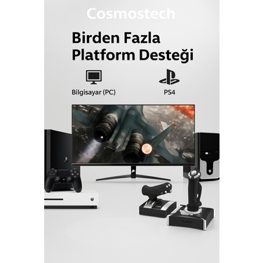 Cosmostech PXN-2119 Pro Uçuş Simülasyon Joystick – Pc & Ps4 Fiyatı