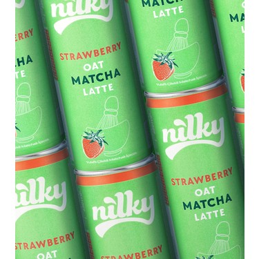 Nilky Yulaf Sütlü Çilekli Matcha Latte 6'lı Paket Lezzetli Fiyatı