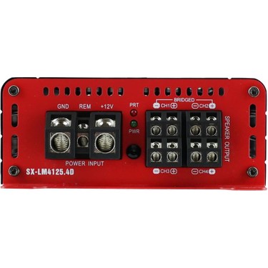 Soundmax SX-LM4125.4D 4 Kanal D Class Oto Amplifikatör Fiyatı