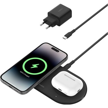 Belkin Boostcharge Magsafe Pro 2'si 1 Arada Qi2 15 W Hızlı Fiyatı