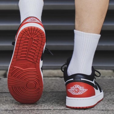 Nike Air Jordan 1 Low Bred Toe-Sportxoutlet Fiyatı