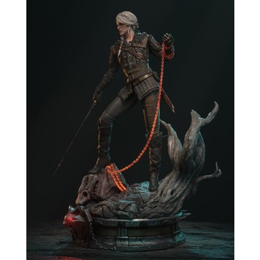 Saranostra The Witcher Ciri 3D Figür Witcher 3 Ciri Fiyatı