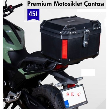 Rexx Motosiklet Arka Çanta 45 Litlere Abs Lüks Kare Çanta Fiyatı