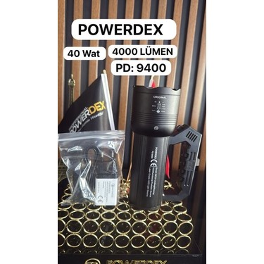 Powerdex PD-9400 Profesyonel El Feneri | 40W – 4000 Lümen – Fiyatı