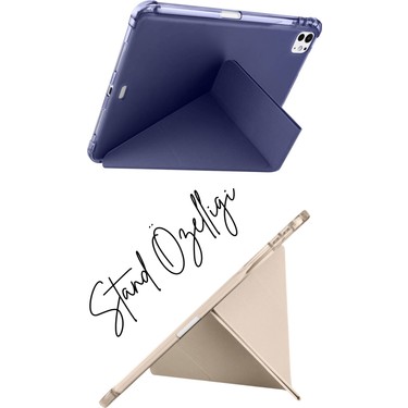 Fuchsia iPad Pro 11 2025 M5 Çip Uyumlu Tri Folding Kalem Fiyatı