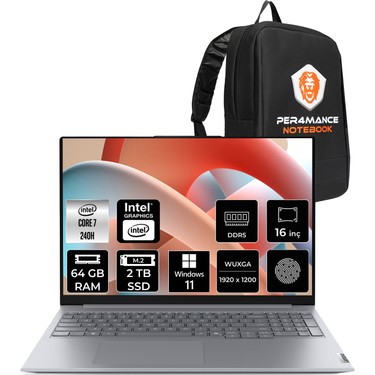 Lenovo Thinkbook 16 Gen 8 Intel Core 7 240H 64GB 2tb SSD 16 Fiyatı