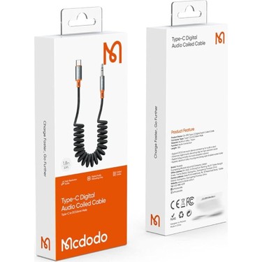 Type-C to AUX Ses Kablosu Detay Görünüm