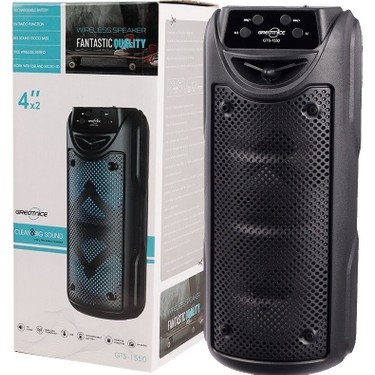 ティンバレス Turgut Ticaret Gredtnice GTS-1550 Bluetooth Rgb Hoparlör USB Fiyatı