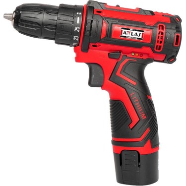 Attlas Eco 12V CDD-202C 2x2.0Ah Çift Akülü Matkap - A0104086 Fiyatı