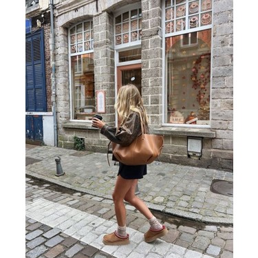 Globalux Women's Ugg Tazz Iı Kadın Platform Kahverengi Fiyatı